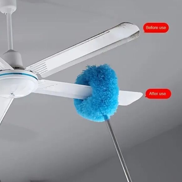 Ceiling Fan Cleaner Duster New In Package Blue - Picture 3 of 7